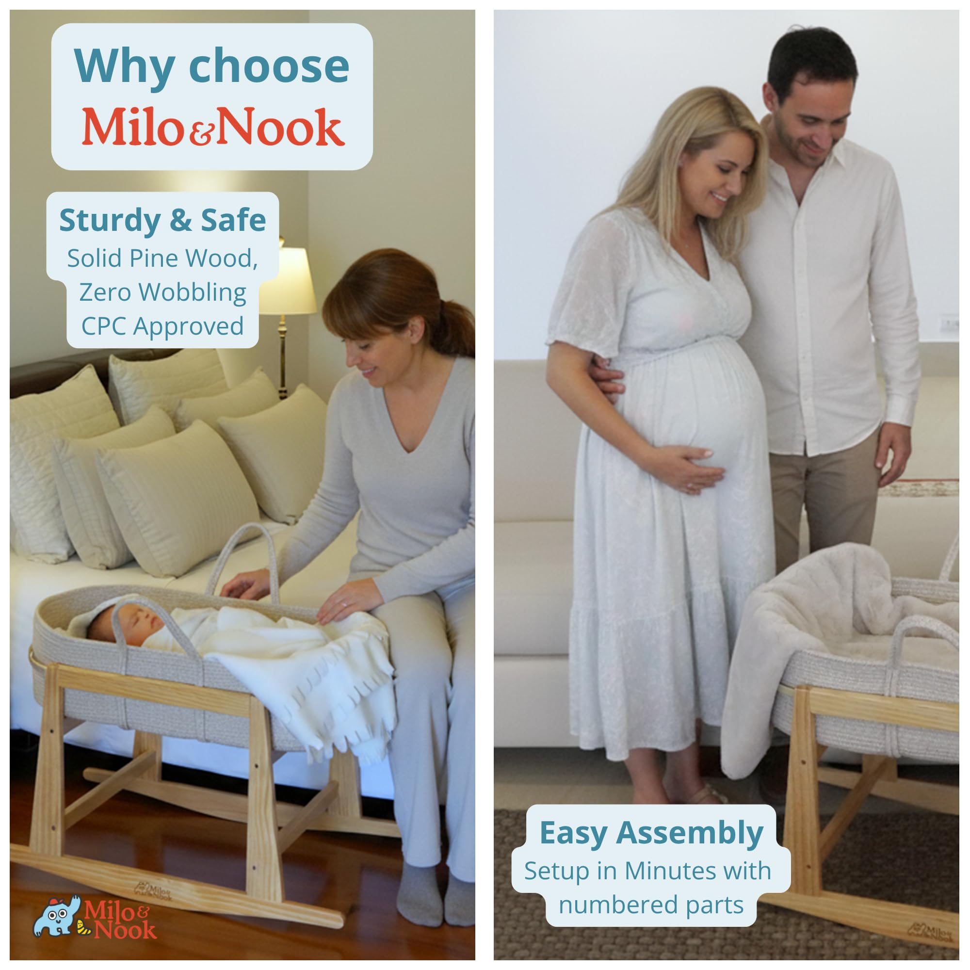 Baby Moses Basket Stand