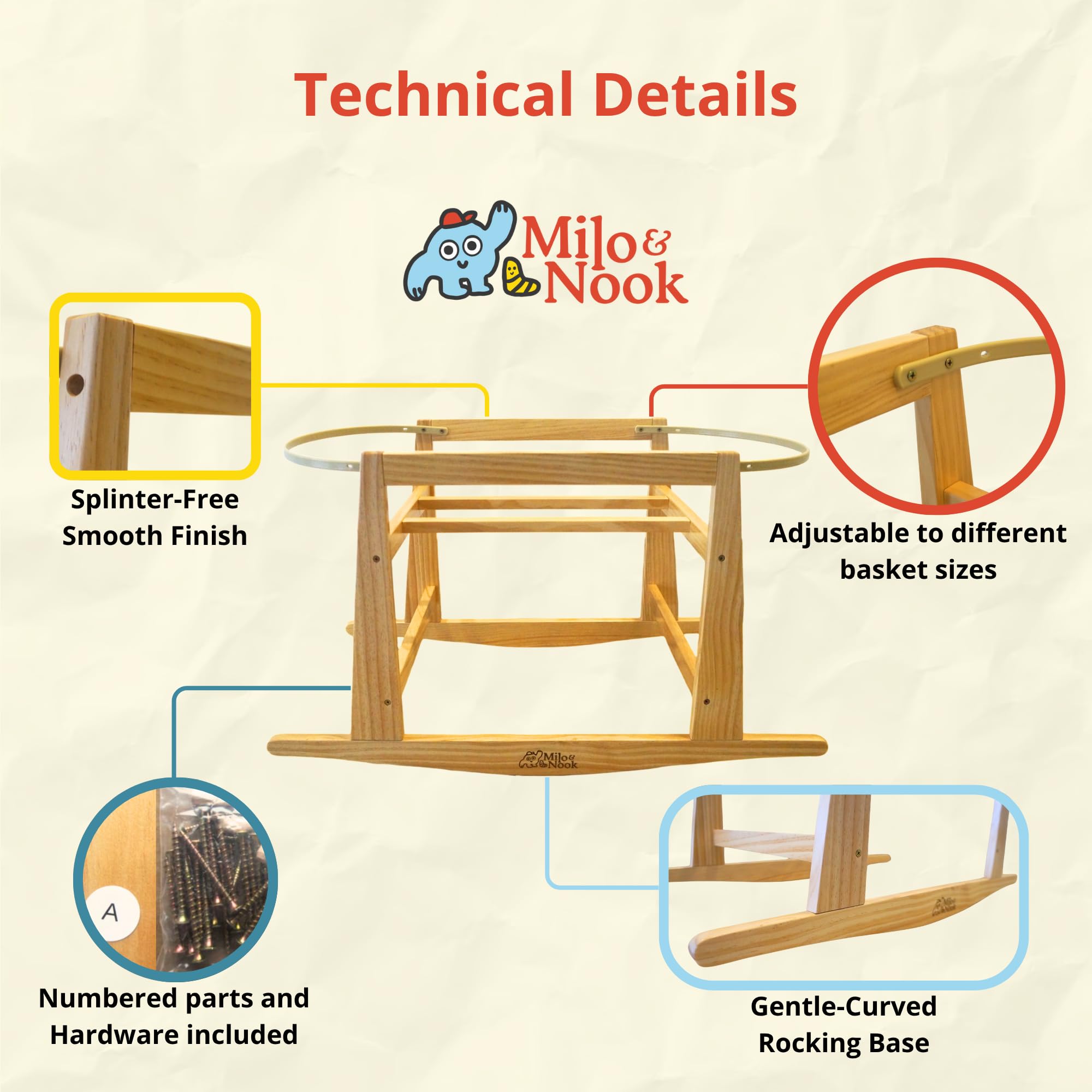 Baby Moses Basket Stand