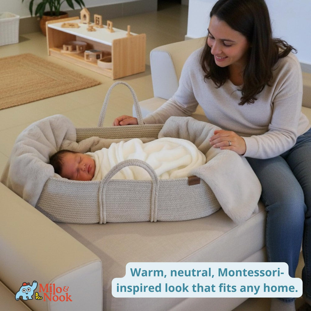 Baby Changing Basket with Pad